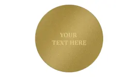 Custom logo backside engraving