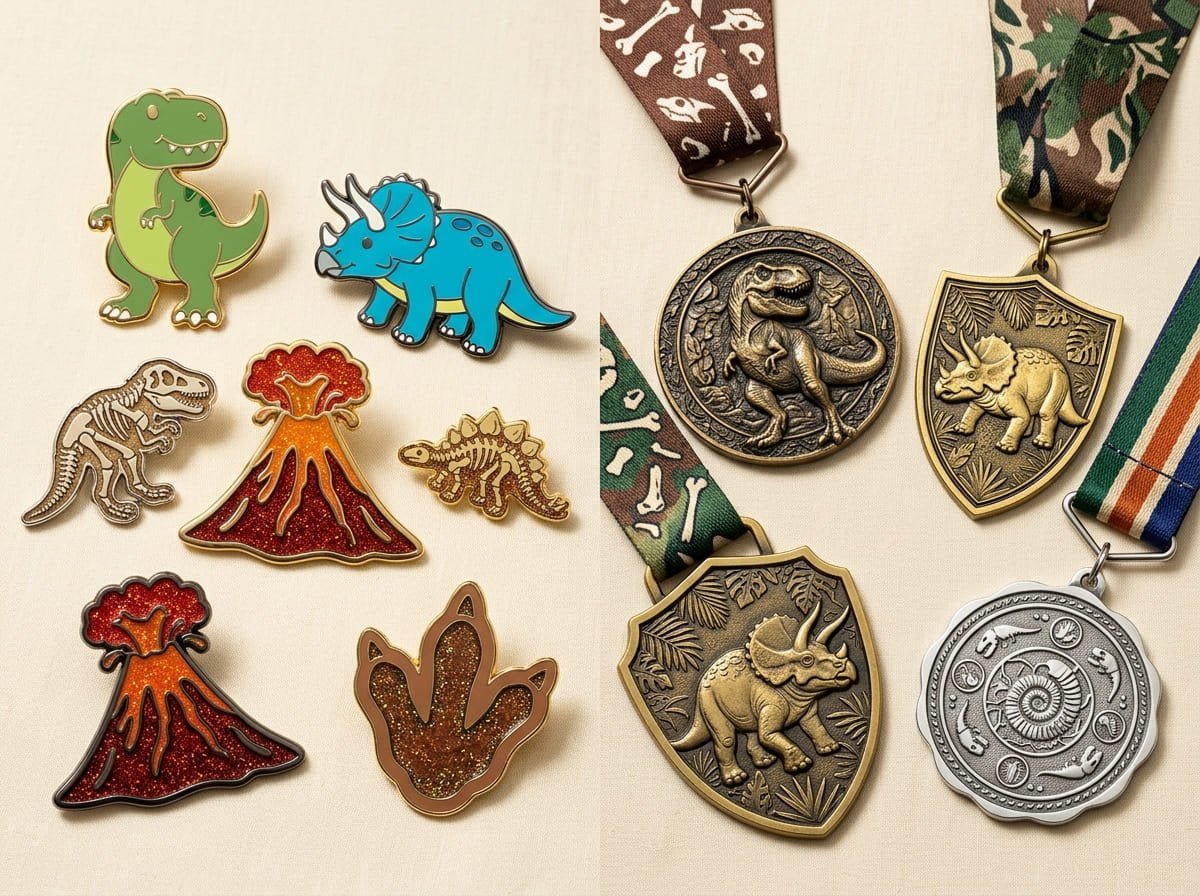 Custom design flexibility for pins and medals customized enamel pins and medals