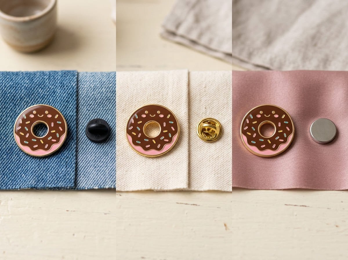 pins with metal and rubber clutches pin backings durability comparison