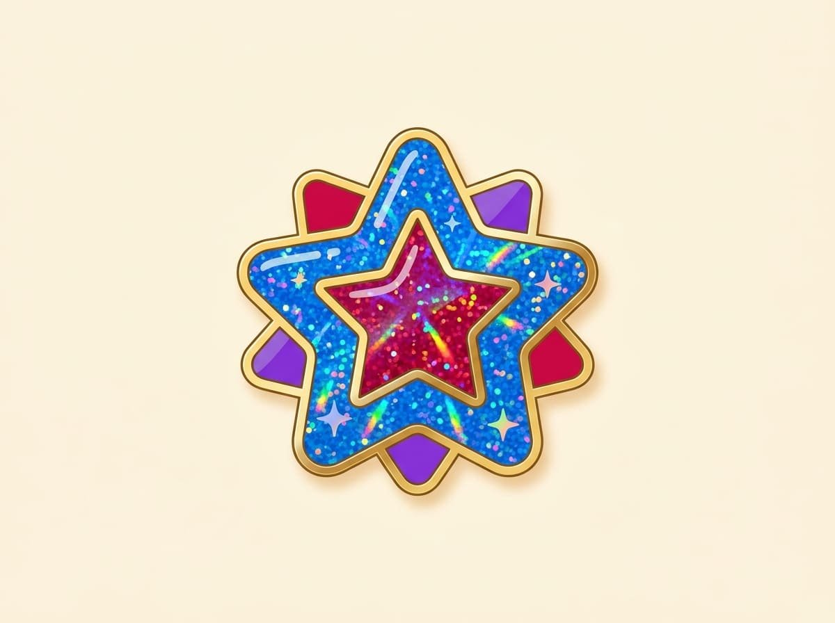 Intricacy vs. boldness in laser glitter designs Key considerations for laser glitter enamel pins