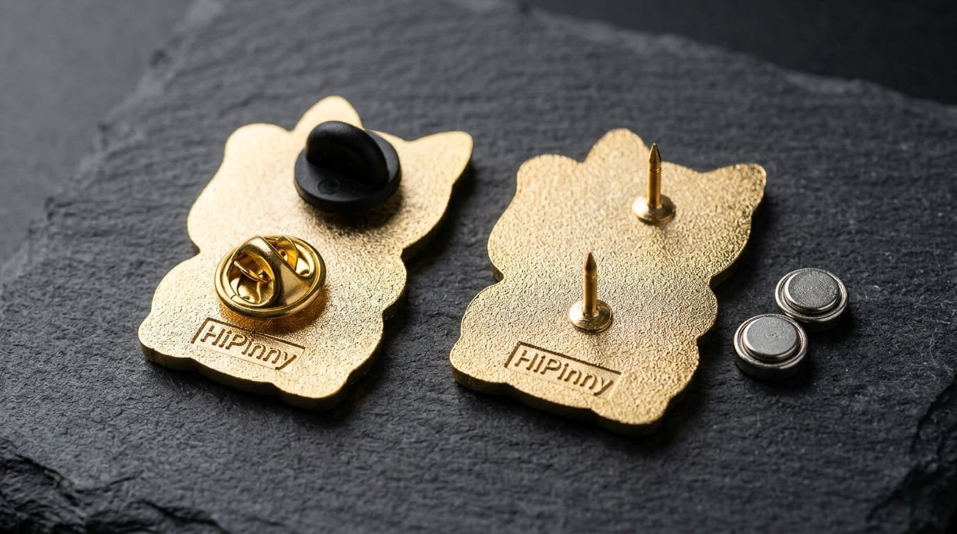 Considerations for enamel pin reverse sides Enamel pin backings