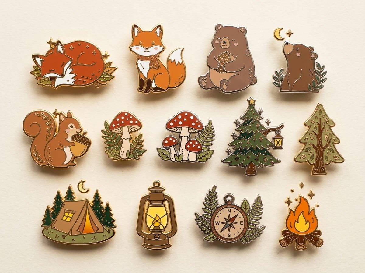 Custom enamel pins for niche target audiences Pins for niche collectors