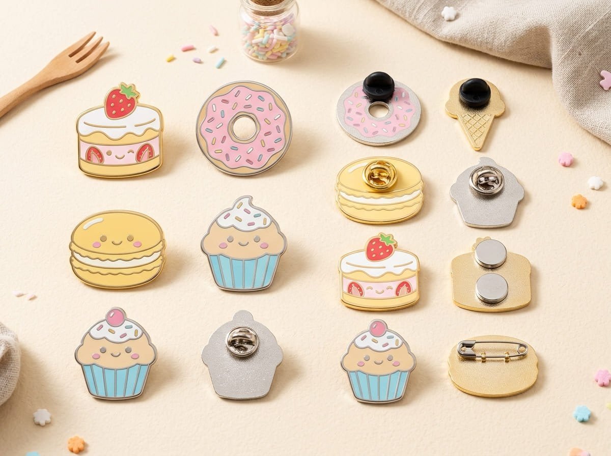 choosing enamel pin backing enamel pin backing options