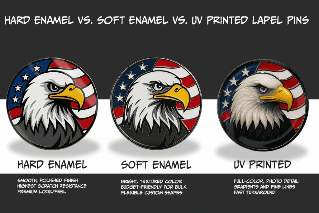Enamel Pins vs. Printed Pins: Which Is Better?
