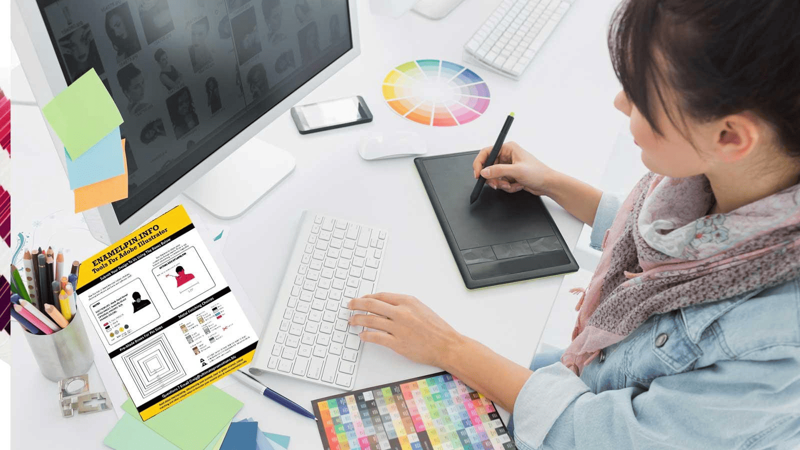 design file preparation steps Design preparation for enamel pins
