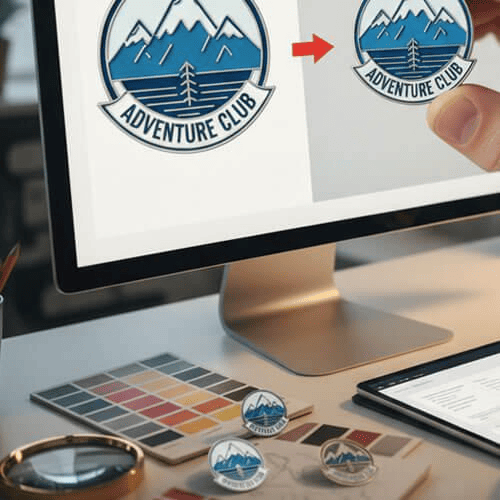 best file format for enamel pin design