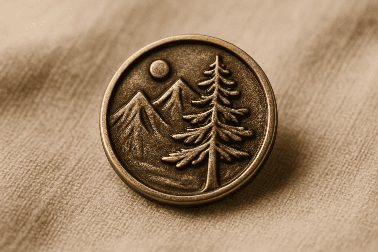 Die Struck Pin Timeless Aesthetic die struck pins timeless aesthetics example