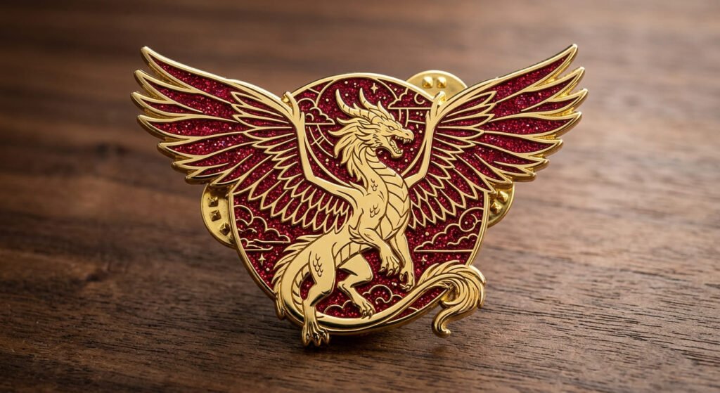 Glitter Enamel vs. Gold Plating: Which Fits Your Pin Design Best?