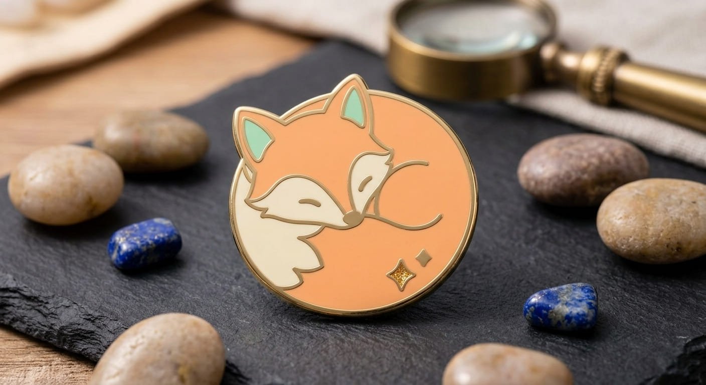 Cute animal-themed enamel pin animal enamel pin