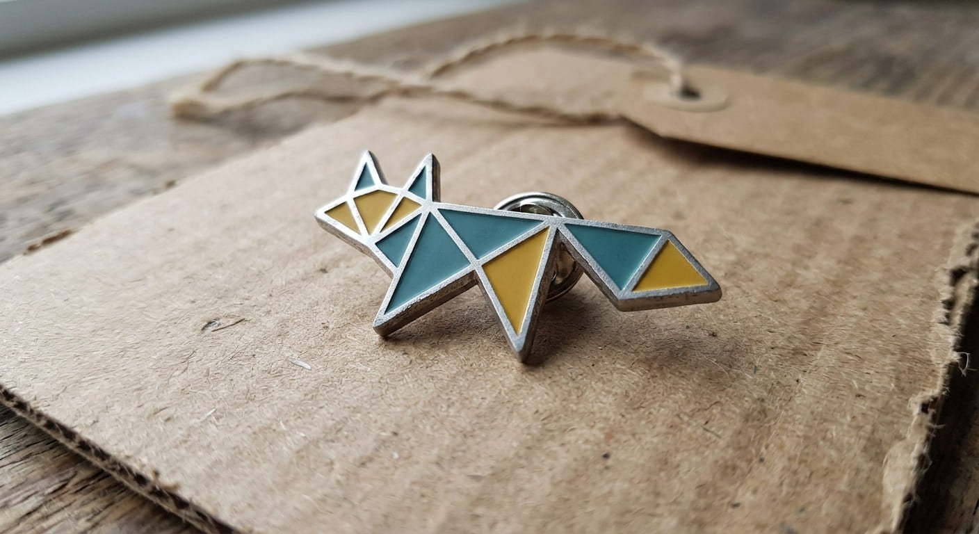 Example of enamel pins with raw cut edges raw cut edges for enamel pins