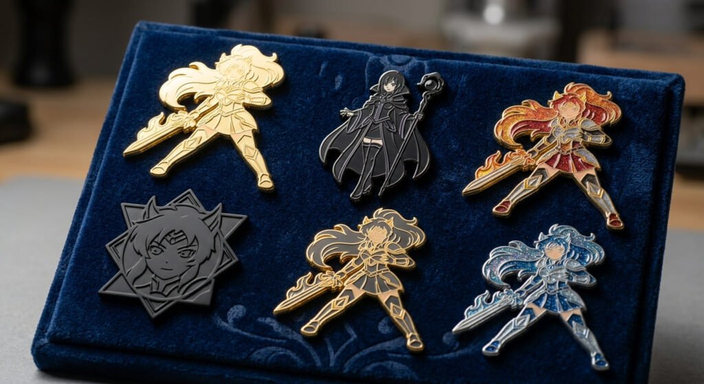 Anime Enamel Pins: Styles, Finishes, and Custom Design Options