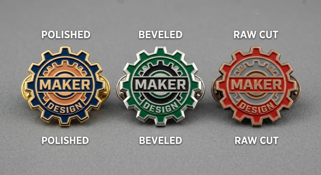 What Edge Finishes Are Available for Enamel Pins?