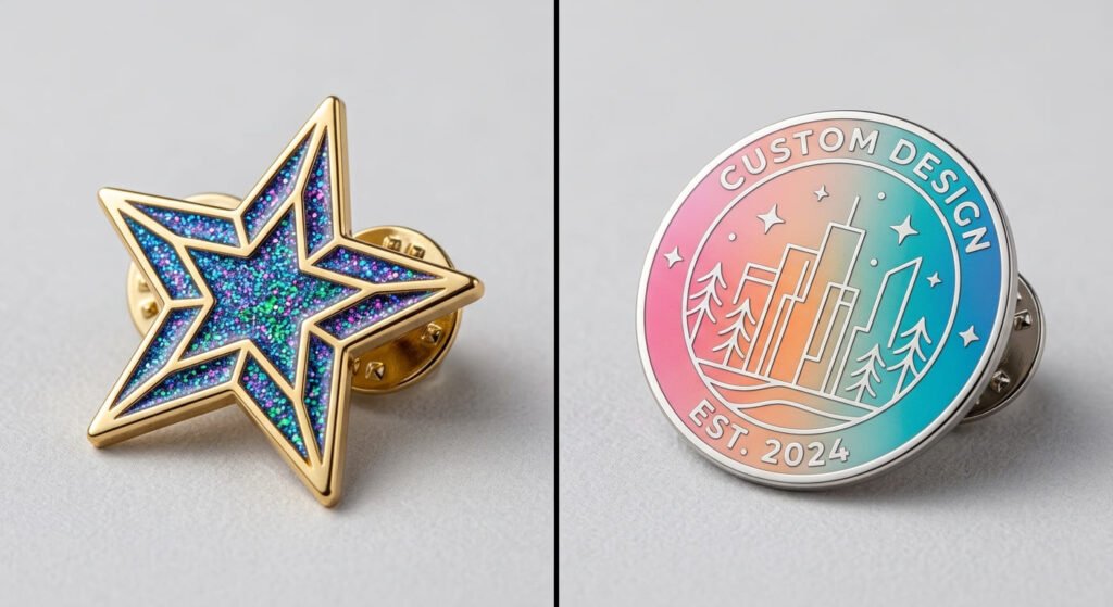 Glitter Enamel vs. UV Printing: Which One Should You Choose?