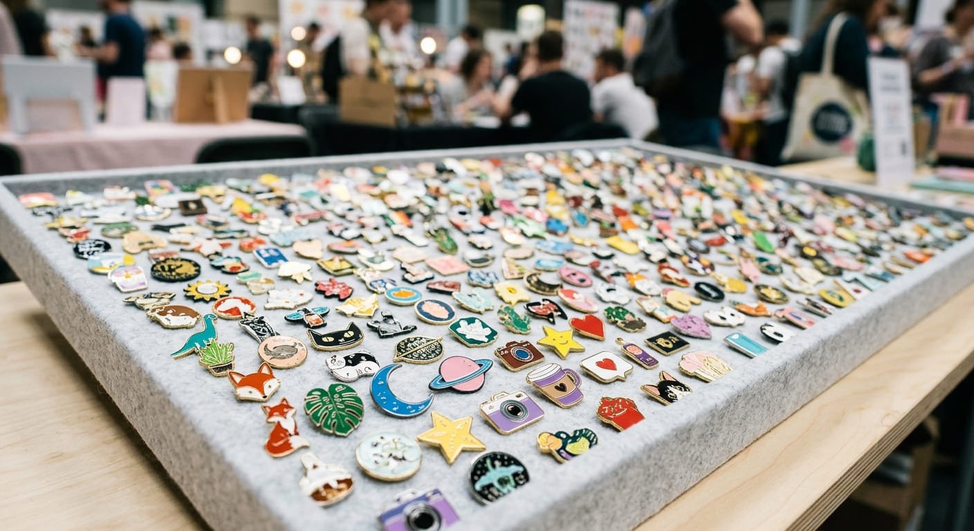 Skipping backing cards Custom enamel pins without backing cards