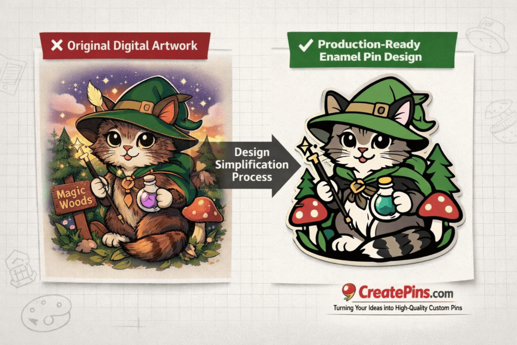 Can AI-Generated Artwork Be Made Into Enamel Pins?